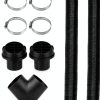 TZUTOGETHER Heater Exhaust Pipe 75mm Y‑Connector Rotatable Air Outlet-0