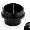 AIMCOCO 75mm 3inch Car Air Duct Heater Vent Outlet Black Adjustable-1