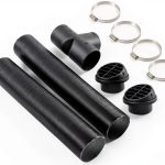 X AUTOHAUX Heater Duct Kit for Diesel Air Heaters 2KW-8KW Black-0
