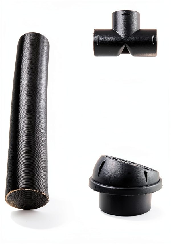 X AUTOHAUX Heater Duct Kit for Diesel Air Heaters 2KW-8KW Black-2
