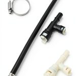 KPALAG HVAC Heater Inlet Tee Connector 2‑Pack Black/White EPDM Rubber-0