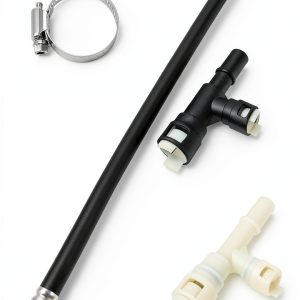 KPALAG HVAC Heater Inlet Tee Connector 2‑Pack Black/White EPDM Rubber-0