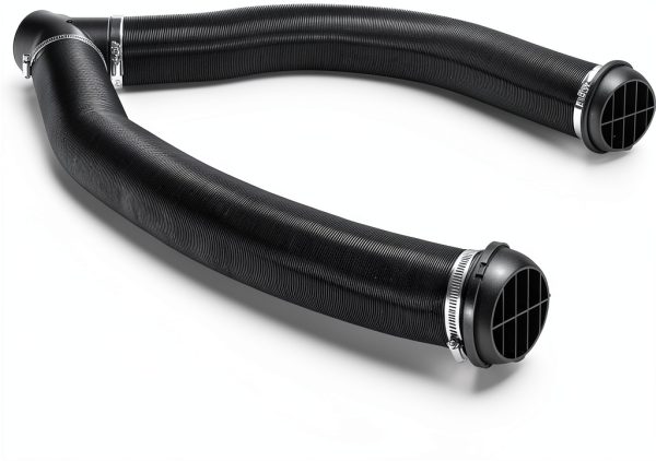 TZUTOGETHER Heater Exhaust Pipe 75mm Y‑Connector Rotatable Air Outlet-3