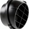 AIMCOCO 75mm 3inch Car Air Duct Heater Vent Outlet Black Adjustable-0