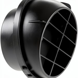 AIMCOCO 75mm 3inch Car Air Duct Heater Vent Outlet Black Adjustable-0