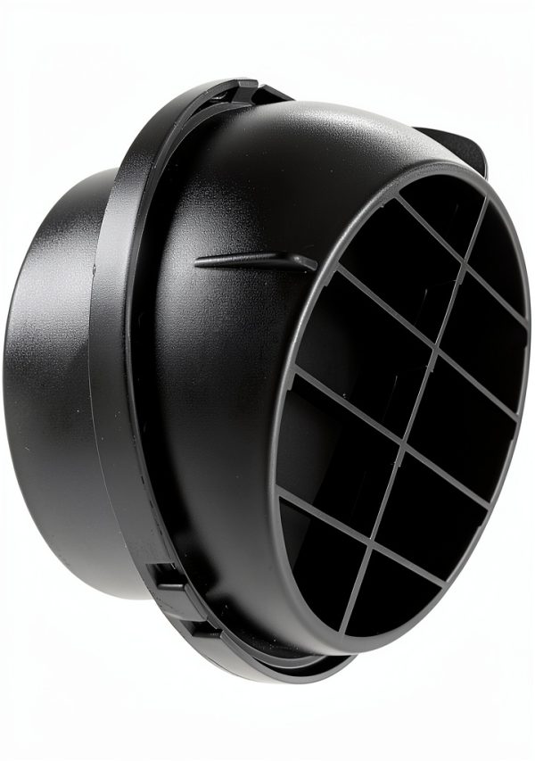 AIMCOCO 75mm 3inch Car Air Duct Heater Vent Outlet Black Adjustable-0