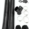 TZUTOGETHER Heater Exhaust Pipe 75mm Y‑Connector Rotatable Air Outlet-4