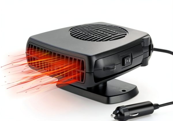 Haourystop Car Heater 12V 200W 2-in-1 Defroster with Rotating Fan-0