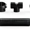 HZJD Diesel Heater Pipe Ducting Set 75mm Plastic NPT 5‑Piece-1