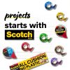 Scotch Gift Wrap Tape with Desktop Dispenser 6 Rolls 3/4" x 1000"-7
