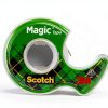 Scotch Magic Tape Invisible Transparent Tape 4 Rolls with Dispensers-1