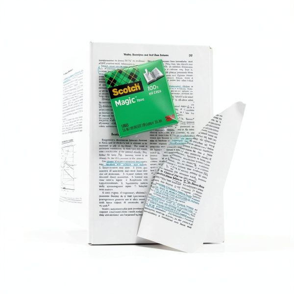 Scotch Magic Tape Invisible Transparent - 12 Rolls for Card Repair-5
