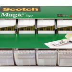 Scotch Magic Tape Invisible Transparent Tape 4 Rolls with Dispensers-0