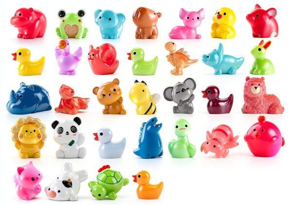 100pcs Mini Resin Animals Figures Glow in Dark for Fairy Garden Decor-0