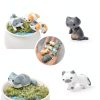Miniature Cute Cat Figurines - 12 Pcs Decor, Fairy Cat Succulent,-6