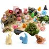50Pcs Mini Resin Animals for Fairy Garden Decor, URSKYTOUS Tiny Animal-4