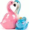 130pcs Luminous Mini Resin Animal Figurines Glow in Dark Fairy Garden-4