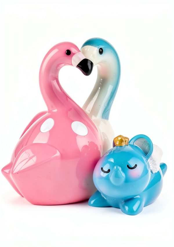 130pcs Luminous Mini Resin Animal Figurines Glow in Dark Fairy Garden-4