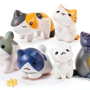 Miniature Cute Cat Figurines - 12 Pcs Decor, Fairy Cat Succulent,-0