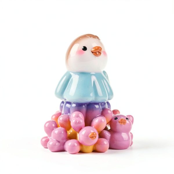 130pcs Luminous Mini Resin Animal Figurines Glow in Dark Fairy Garden-8