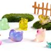 150 Pcs Luminous Mini Resin Animals Miniature Animals Figurines Tiny Little Animals Glow in Dark Small Animal Figures to Hide Mini Animals Micro Landscape Ornaments Fairy Garden Accessories-2