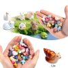 50Pcs Mini Resin Animals for Fairy Garden Decor, URSKYTOUS Tiny Animal-3