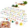 Tardigrade 100pcs Glow-in-Dark Mini Resin Animals for Garden Dollhouse-1