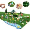 Tardigrade 100pcs Glow-in-Dark Mini Resin Animals for Garden Dollhouse-5