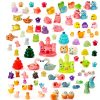 Tardigrade 100pcs Glow-in-Dark Mini Resin Animals for Garden Dollhouse-0