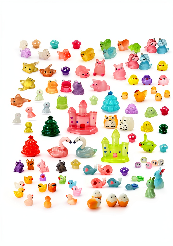 Tardigrade mini resin animals